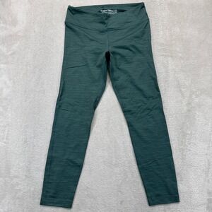 Outdoor Voices Pants Women's Medium Leggings Green TechSweat Textured Activewear